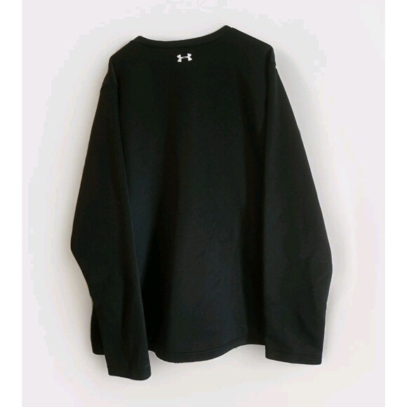 Under Armour Men's XL Loose Black Long Sleeved Top Shirt Performance Activewear - Picture 2 of 14